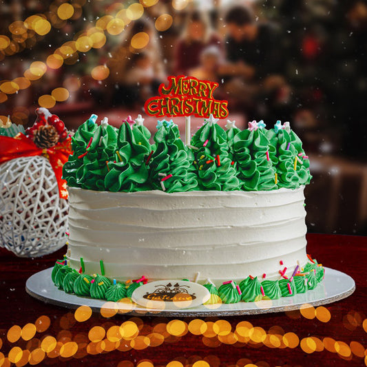 Christmas Trees Cake