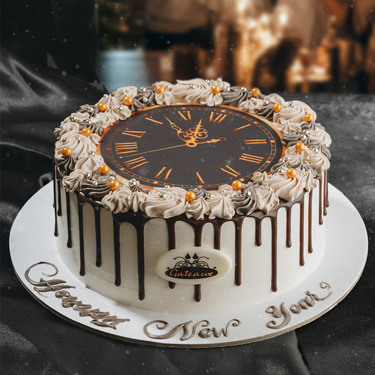 Festive Clock Cake