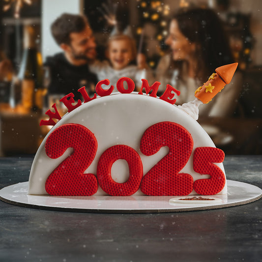 Welcome 2025 cake