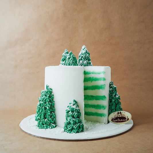 Snow Trees Cake