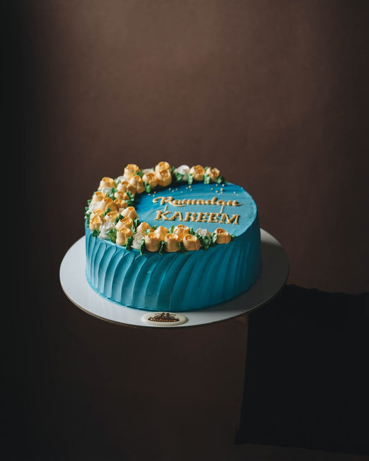 Blue Ramadan Cake