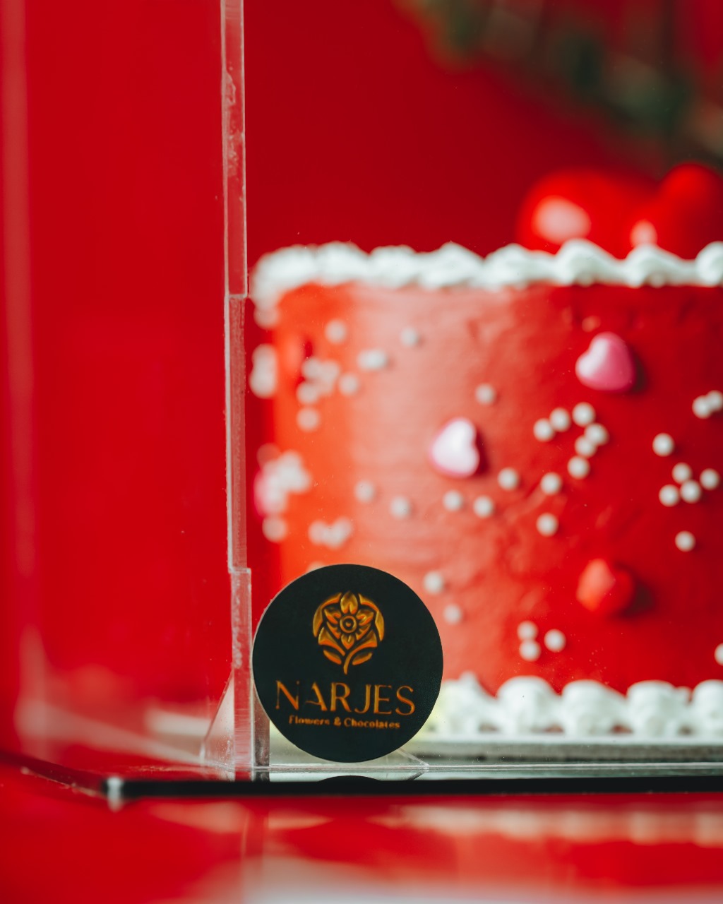 Love Hearts Cake Box