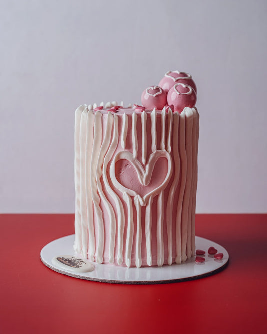 Heart Drizzle Cake